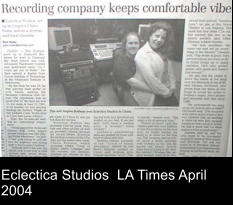 Eclectica Studios  LA Times April 2004